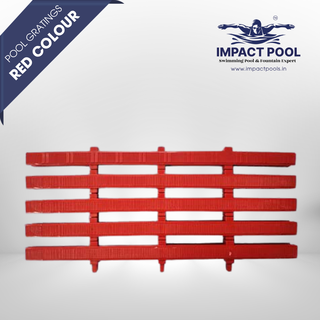 Pool Gratings Red Colour